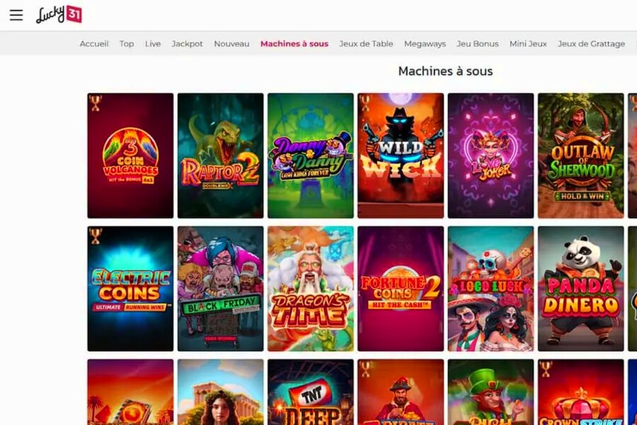 Lucky31 Casino : Découvrez nos Bonus Attrayants